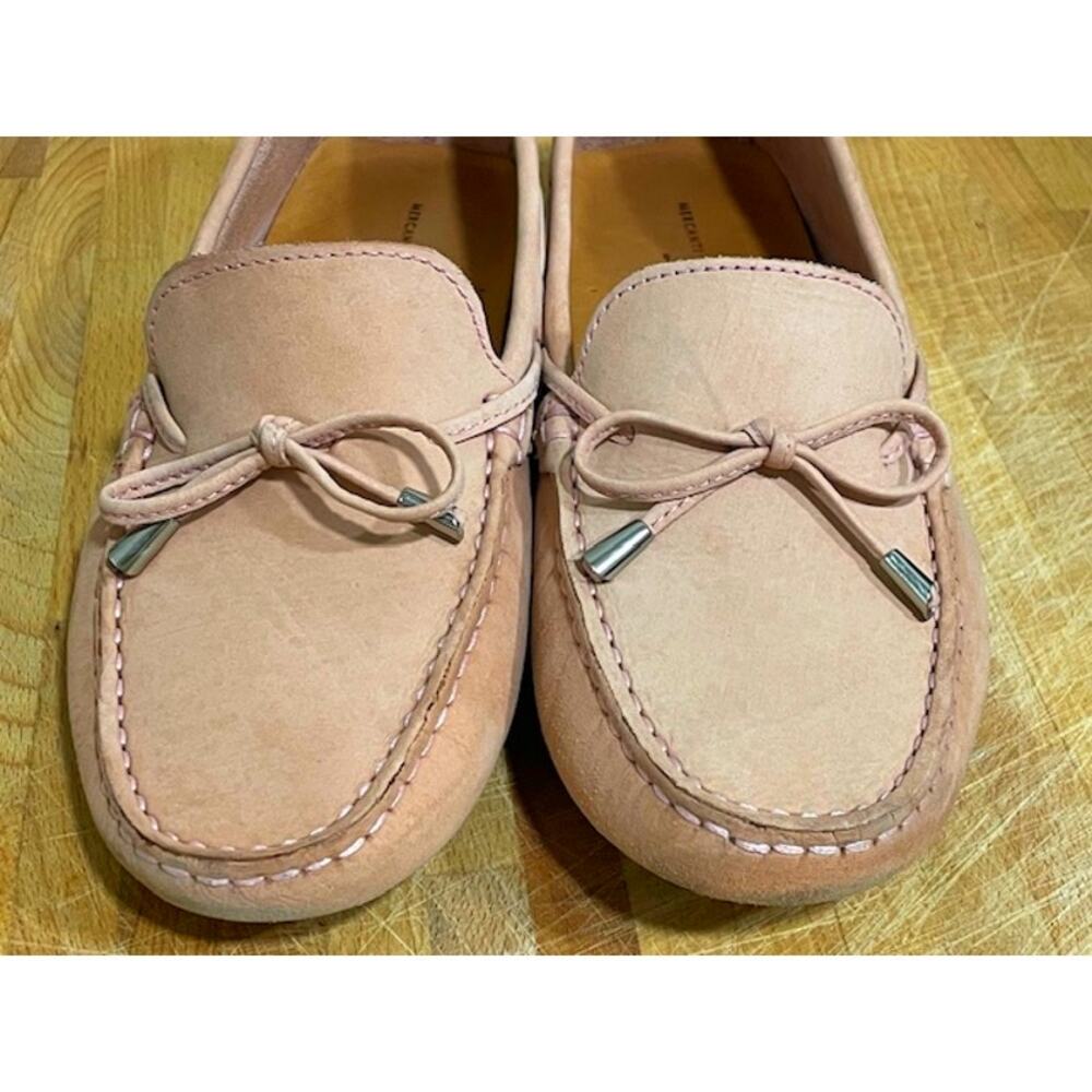 Mercanti Fiorentini Moccasin Driving Loafers Light Pink Suede Women's Sz 8.5 - Picture 6 of 10